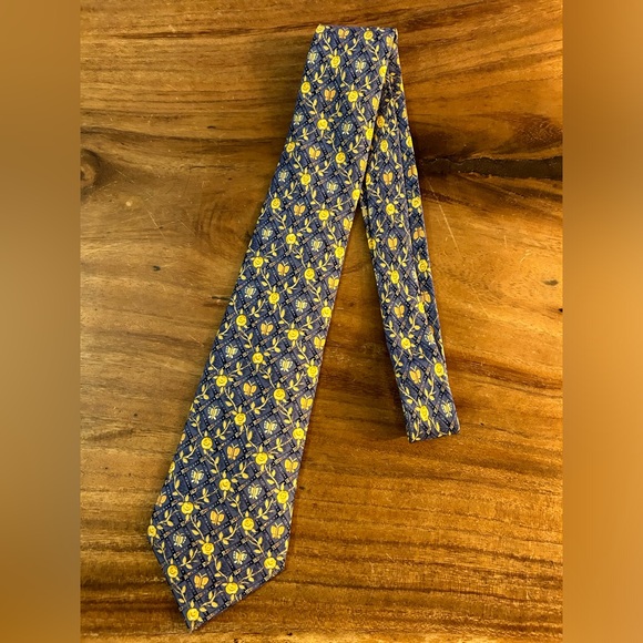 Hermés Men’s tie. Made in France. 100% silk - Picture 1 of 2